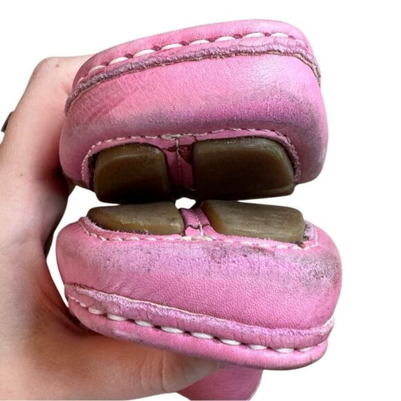 Russell & Bromley Pink Leather Loafers - Picture 5 of 12